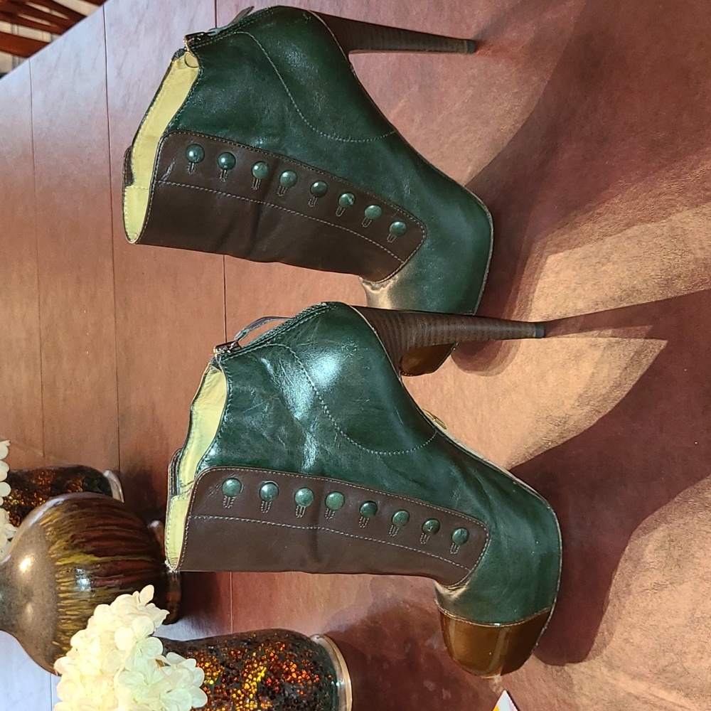 L.A.M.B. Heeled Ankle Boots - Picture 4 of 7